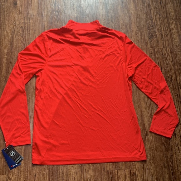 Chicago Blackhawks NHL Quarter-Zip Jacket Red Size Large NWT - Picture 10 of 12